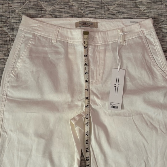 Liverpool Cropped Slim Straight Leg Pants Sz 10/30 NWT | Liverpool Loose Pants - - Picture 8 of 10